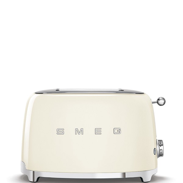 SMEG TSF01CREU 2-Schlitz-Toaster, kompakt Creme