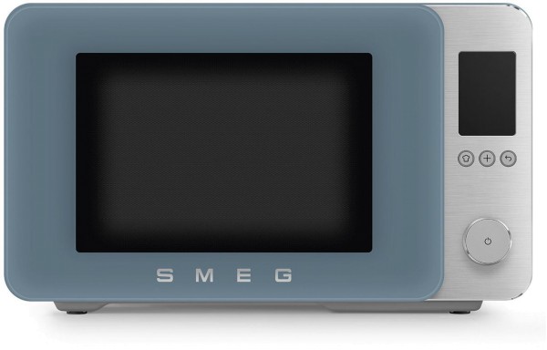 Smeg MOC02SBMEU Kombi-Tisch-Mikrowelle, Storm Blue, 9 Funktionen
