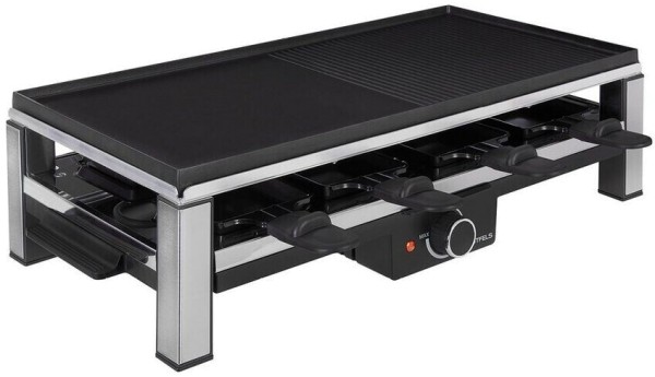 Gutfels Raclette 4020 | 2000 Watt | 8 Personen | Wendeplatte | Antihaftbeschichtung