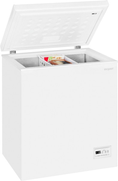 Exquisit GT150-E-040E weiss Gefriertruhe | Nutzinhalt: 142 L