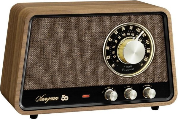 Sangean WR-101 Retro-Radio Vintage Walnut
