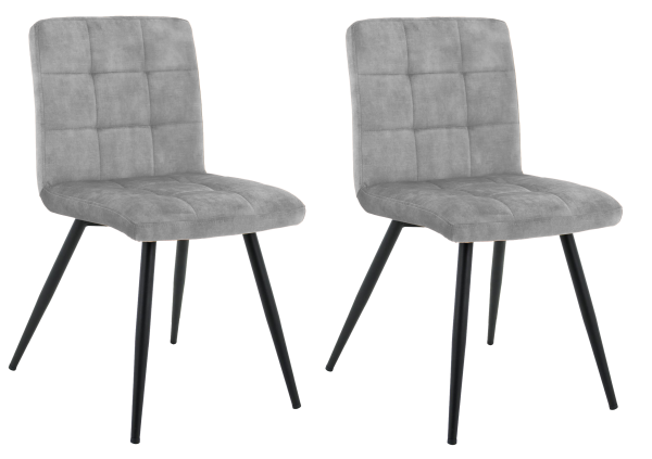 Endorphin Design Stuhl 2er Pack in grau