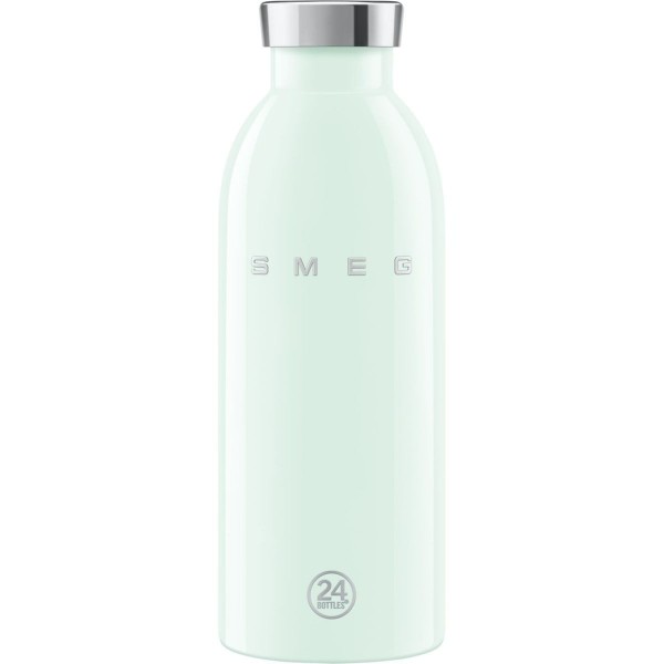 Smeg WBF01PG 24Bottles isolierte Edelstahlflasche 500ml Pastellgrün