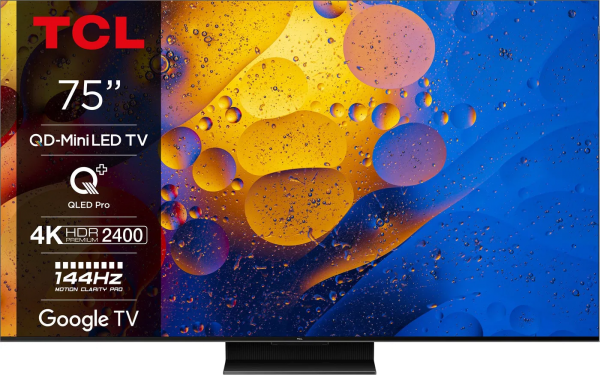 TCL 75C765 QD Mini LED Smart TV 190,5cm 144 Hz 4K Ultra HD