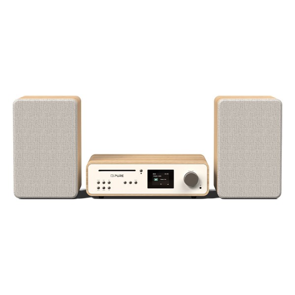 Pure Classic Stereo Cotton White/Oak EU/UK Aussteller