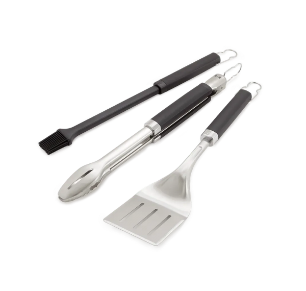 Weber Premium Precision Grillbesteck 3-teilig 46 cm Edelstahl 6764