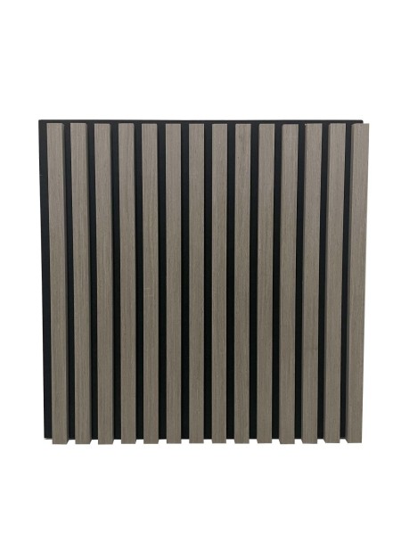 Endorphin 3 Stück Akustikpaneele quadratisch 58x58x2,1cm Holzfunier Eiche grau