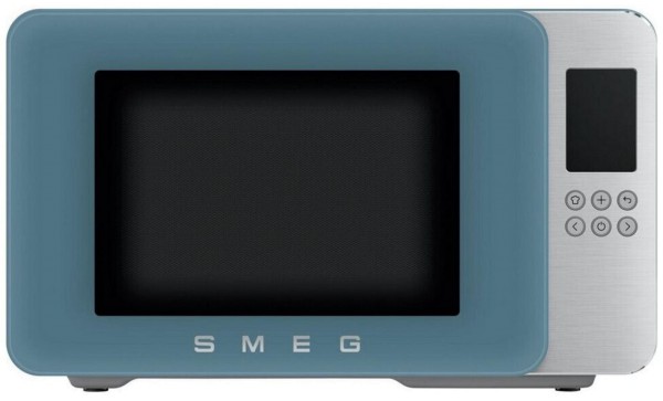 Smeg MOC01SBMEU Stand-Kombi-Mikrowelle, Storm Blue, 4 Funktionen