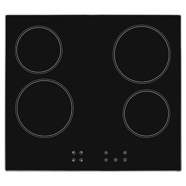 Exquisit EKC601-Rsw-020 schwarz, Elektro-Kochfeld