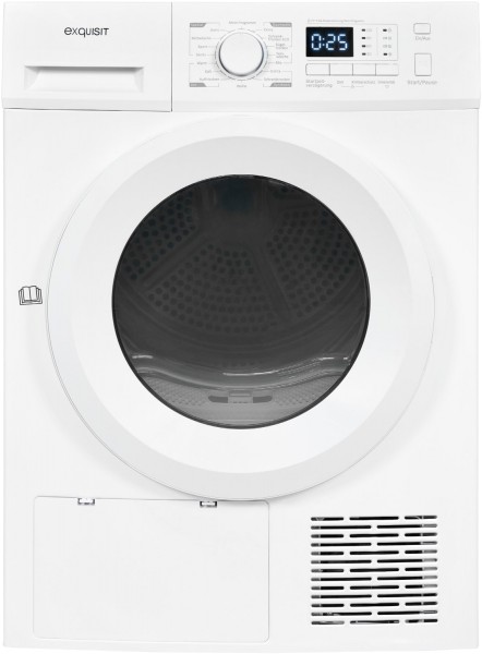 Exquisit TWP803-030 Wärmepumpentrockner 8KG weiß EEK: E