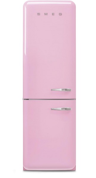 Smeg FAB32LPK6 Kühl-/Gefrierkombination Linksanschlag Cadillac Pink 50s Style, EEK: C