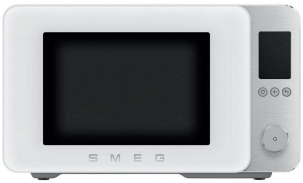 Smeg MOC02WHMEU Kombi-Tisch-Mikrowelle, Weiss Matt, 9 Funktionen