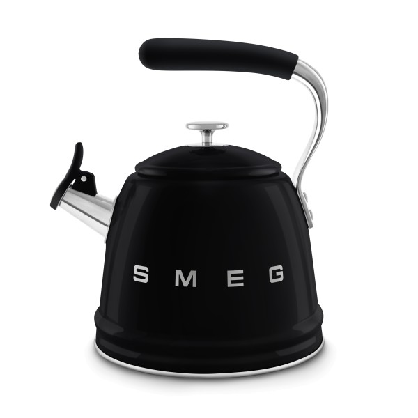 SMEG WKF01BL Wasserkessel 50s Style Schwarz - für alle Herdarten inkl. Induktion
