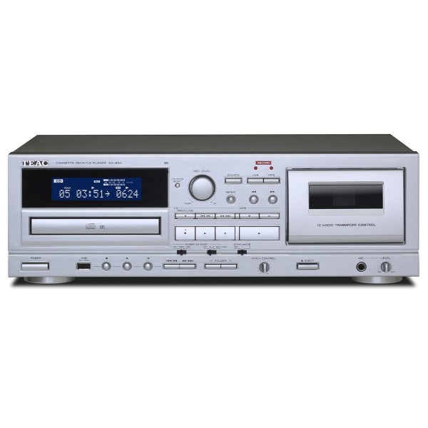 TEAC AD-850-SE CD- und Kassettenspieler silber