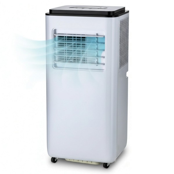 Exquisit CM 30900 we Mobiles Klimagerät 9000 BTU 4-in-1 weiß