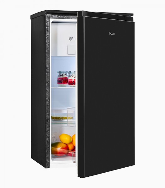 Exquisit KS117-3-010E Kühlschrank schwarz mit Gefrierfach
