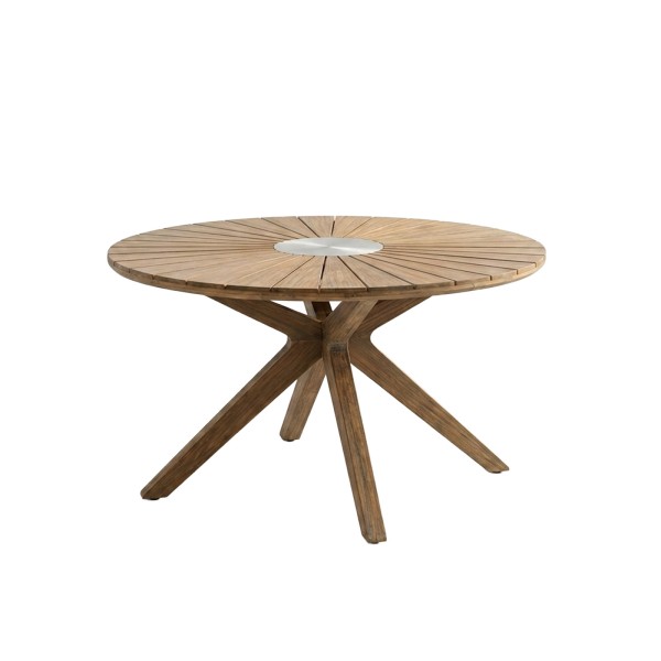 Endorphin Rosario Gartentisch rund 140 cm aus Akazie