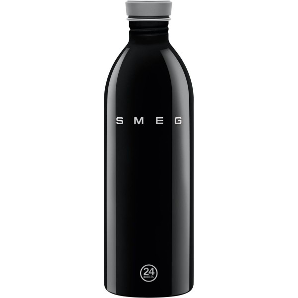 Smeg WBF02BL Edelstahlflasche 1 Liter Fassungsvermögen schwarz Aussteller