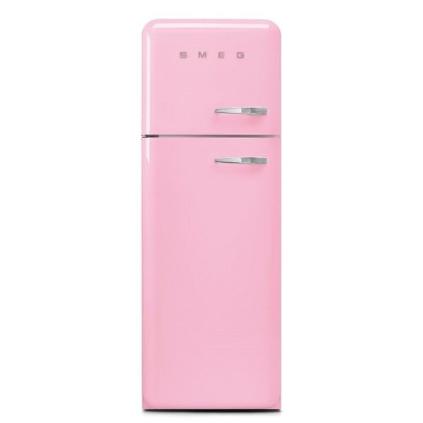 Smeg FAB30LPK5 Kühl-/Gefrierkombination Linksanschlag Cadillac Pink 50s Style, EEK: D