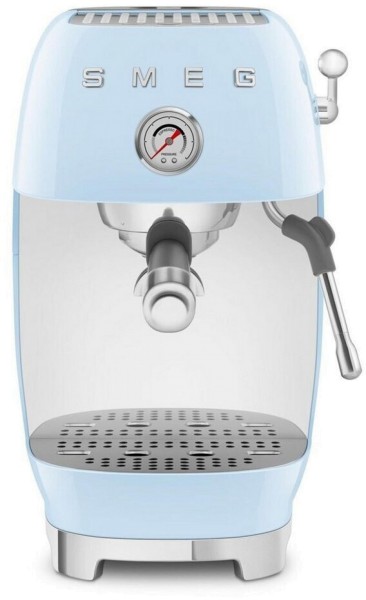 Smeg ECF03PBEU Siebträgermaschine Pastellblau 50s Style, ColdBrew, Thermoblock