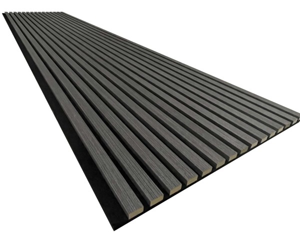 Endorphin 10 Stück Akustikpaneele 61x266x2,1cm Holzfurnier Walnuss schwarz