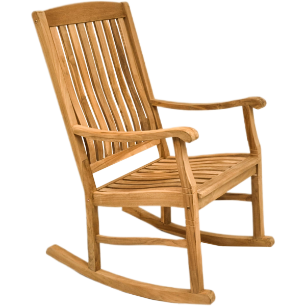 Endorphin Teakholz Schaukelstuhl – stilvolle Entspannung für drinnen &amp; draußen