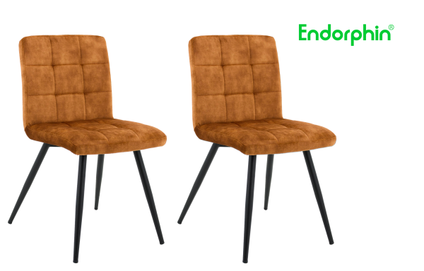 Endorphin Design Stuhl 2er Pack in orange