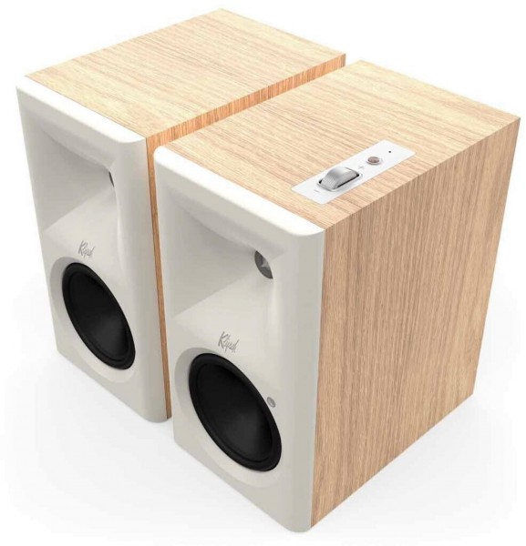 Klipsch The Fives II red oak Roteiche Paar Aktiv Regallautsprecher