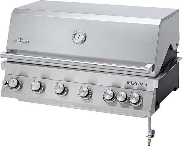 Endorphin Gasgrill Merlin silber EINBAUGRILL