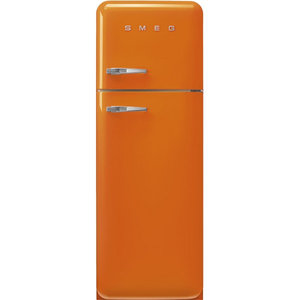 Smeg FAB30ROR5 Kühl-/Gefrierkombination Rechtsanschlag Orange 50s Style EEK: D